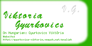 viktoria gyurkovics business card