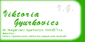 viktoria gyurkovics business card